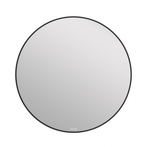 Зеркало Cersanit Eclipse smart d100 см черная рамка с подсветкой круглое