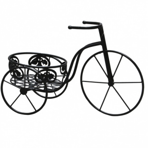 Подставка для цветов Велосипед металлическая 55x25x38 см
