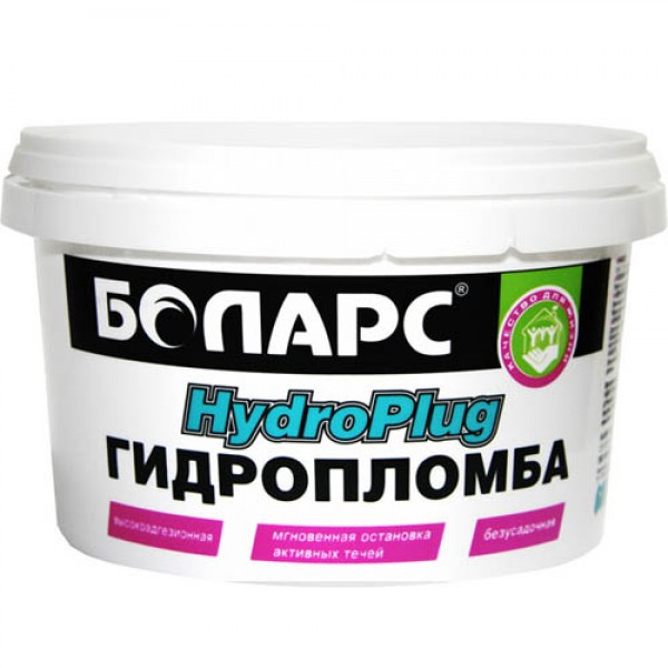Гидроизоляция БОЛАРС HYDROPLUG гидропломба 0,6 кг от магазина ЛесКонПром.ру