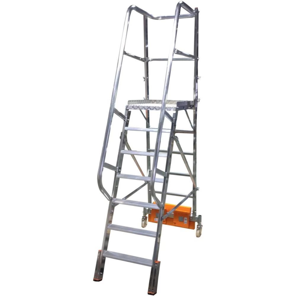 Односторонняя лестница с платформой VARIO KOMPAKT STABILO 7 ступеней KRAUSE арт.833020 от магазина ЛесКонПром.ру
