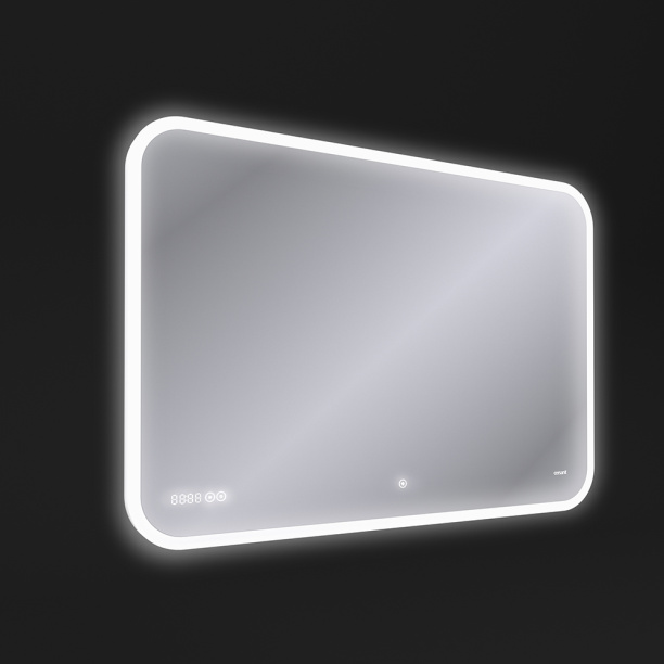 Зеркало Cersanit LED 070 Design Pro 100x70 см с подсветкой, подогревом, часами и bluetooth от магазина ЛесКонПром.ру