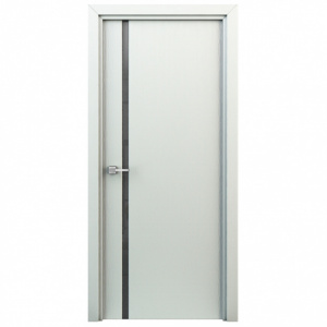 Дверь межкомнатная остекленная 2000х600 мм Соло белая