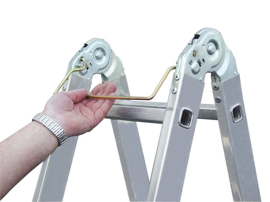 Универсальная алюминиевая шарнирная лестница-трансформер MultiMatic 4Х3 KRAUSE арт.120632 от магазина ЛесКонПром.ру
