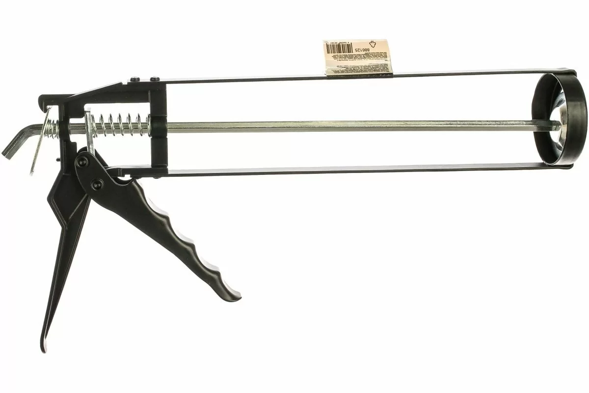 Пистолет для герметика 310 мл скелетный SPARTA 886125 шток D=6 от магазина ЛесКонПром.ру