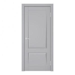 Дверь межкомнатная глухая 2000х700 мм Диамонд-1 серый бархат