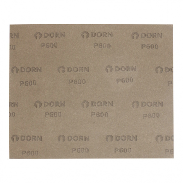 Бумага наждачная DORN P600 влагостойкая лист 280x230 мм от магазина ЛесКонПром.ру