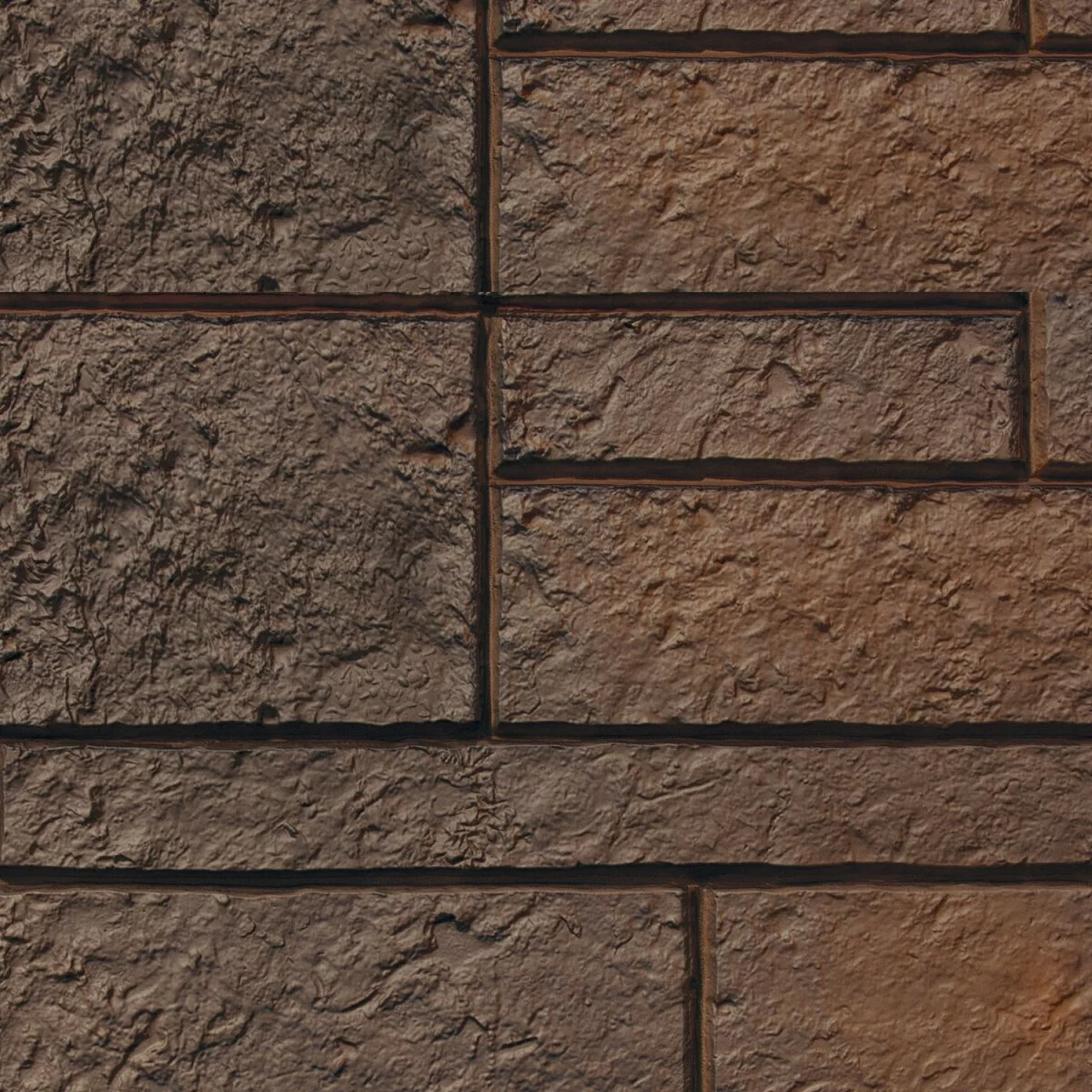 Панель фасадная VOX Solid Sandstone Dark Brown 1000x420 мм от магазина ЛесКонПром.ру