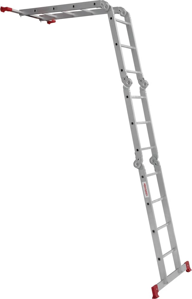 Алюминиевая четырехсекционная лестница-трансформер 340 мм NV2320 НОВАЯ ВЫСОТА 2Х3+2Х4 арт.2320234 от магазина ЛесКонПром.ру