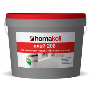 Клей универсальный для линолеума и ковролина homakoll 208 14 кг