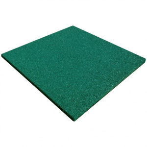 Резиновая плитка 50х50х1 см зеленая