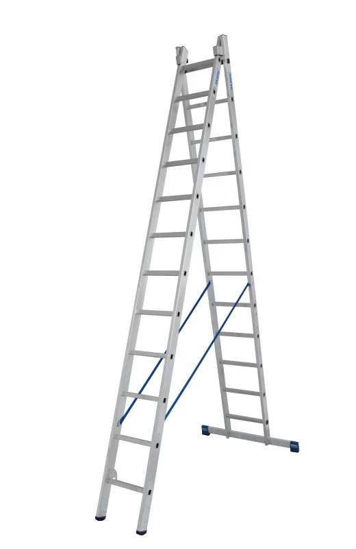 Лестница алюминиевая двухсекционная KRAUSE STABILO 2х12 арт. 133502 от магазина ЛесКонПром.ру