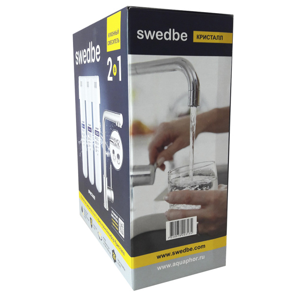 Смеситель для кухни SWEDBE Selene Plus с фильтром для питьевой воды от магазина ЛесКонПром.ру