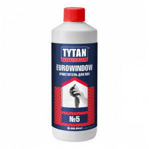 Очиститель для ПВХ TYTAN Professional Eurowindow №5 950 мл