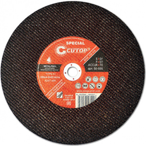 Отрезной диск по металлу и нержавеющей стали CUTOP Special 355х4,0х25,4 мм