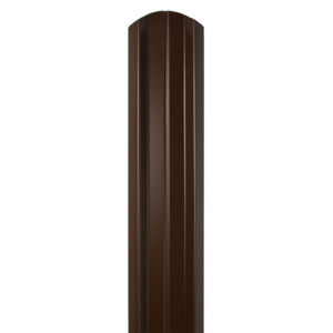 Штакетник ЭКО М-образный фигурный 76 мм 1,8 м ПЭ RAL 8017 коричневый