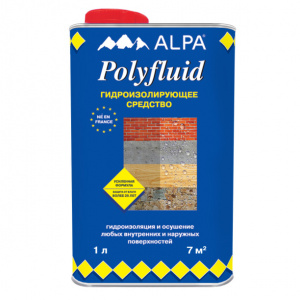 Гидроизоляция жидкая Polyfluid Alpa 1 л