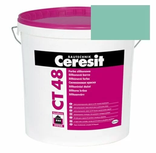 Краска силиконовая фасадная Ceresit CT 48 15 л Montana 5 от магазина ЛесКонПром.ру