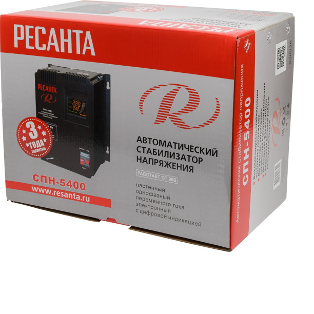Стабилизатор настенный Ресанта 5,4 кВт от магазина ЛесКонПром.ру