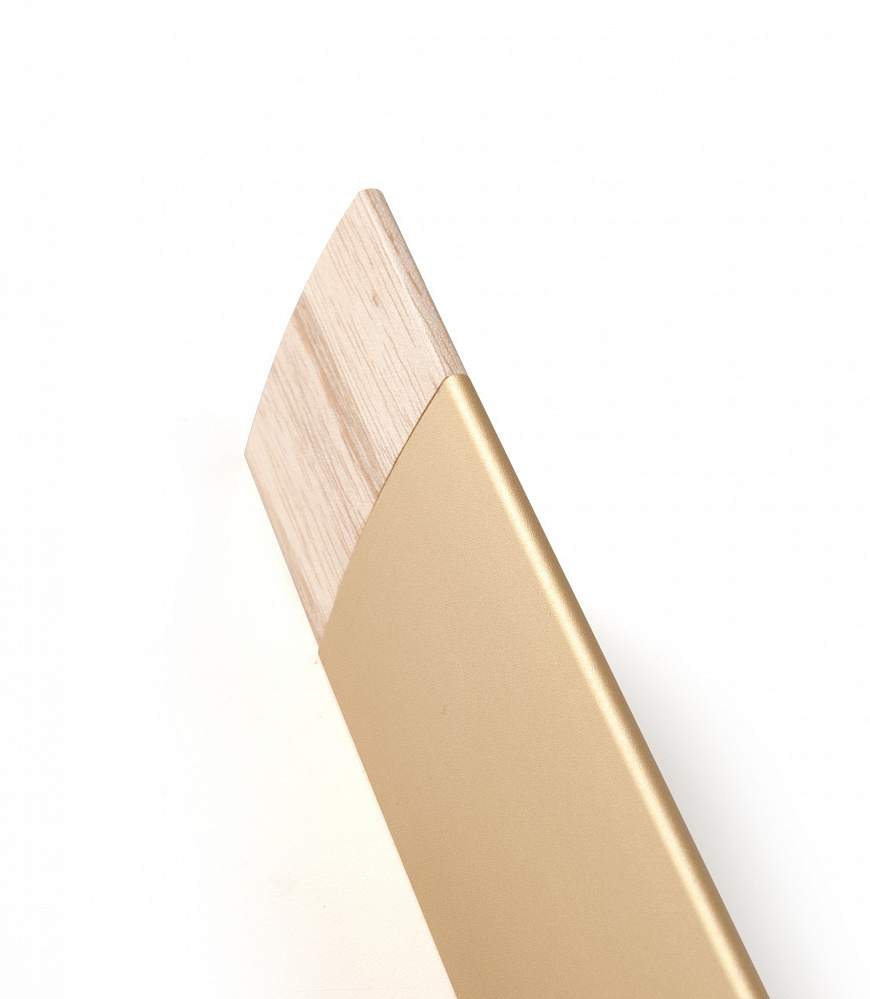 Мебельная ручка: алюминиевый профиль, вставки из массива дерева TETA NP260.160.ZY от магазина ЛесКонПром.ру