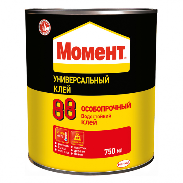 Клей универсальный особопрочный Момент 88, 750 мл от магазина ЛесКонПром.ру