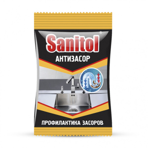 Средство для прочистки труб Sanitol 90 гр