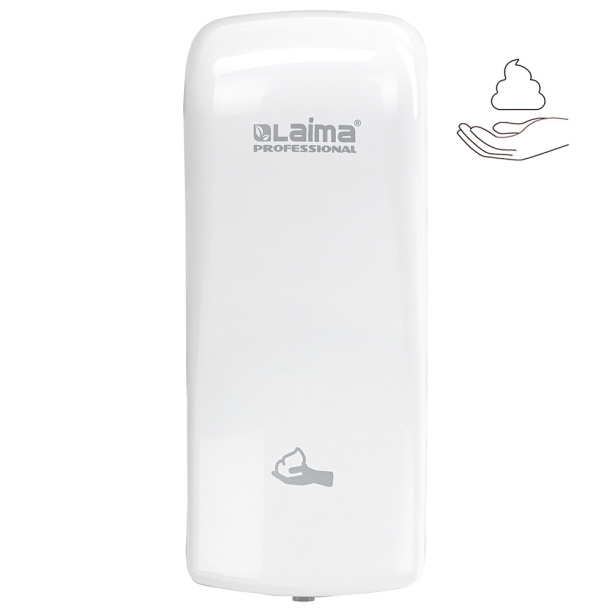 Дозатор для мыла Laima Professional Original 800 мл с пенообразователем белый от магазина ЛесКонПром.ру