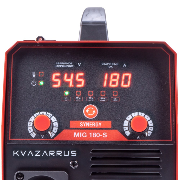 Сварочный аппарат инверторный полуавтомат KVAZARRUS MIG 180-S 180 А от магазина ЛесКонПром.ру