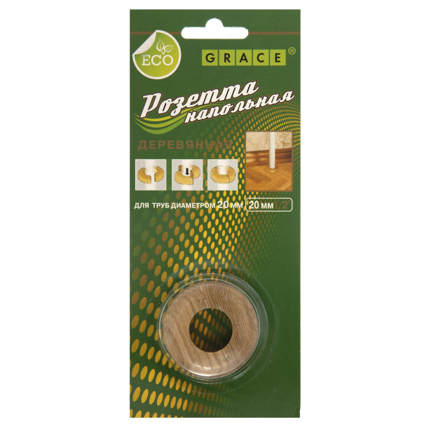 Накладка для труб деревянная Дуб 20 мм от магазина ЛесКонПром.ру