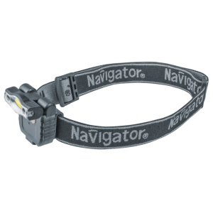Фонарь налобный Navigator 3 Вт сенсорный аккумуляторный