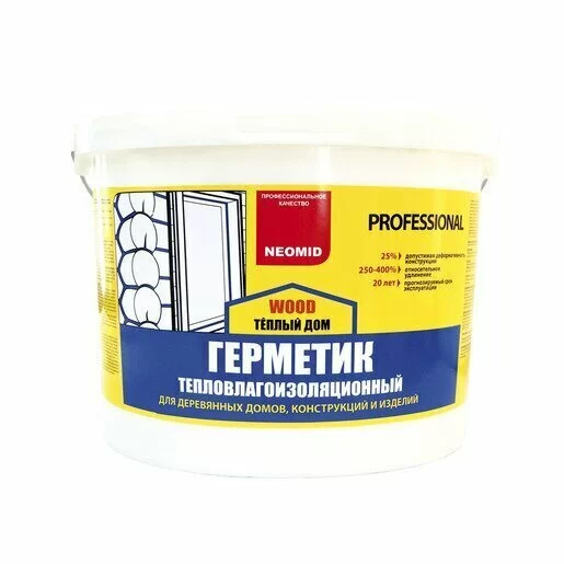 Герметик акриловый Neomid Professional медовый 15 кг от магазина ЛесКонПром.ру