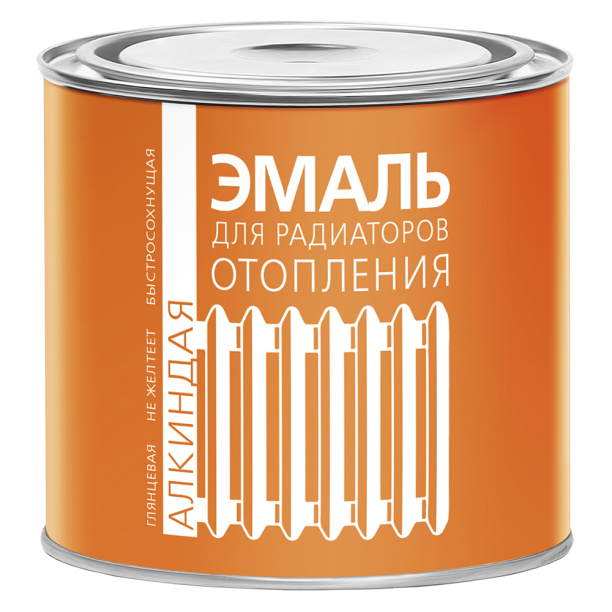 Эмаль для радиаторов глянцевая Эконом белая 0,5 кг от магазина ЛесКонПром.ру