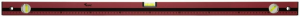 Уровень КУРС 18025 Оптима 1000 3 глазка фрезерованная рабочая грань корпус красный