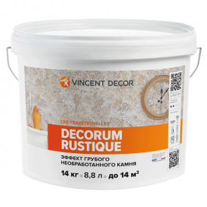 Покрытие декоративное Vincent Decor Decorum Rustique 14 кг