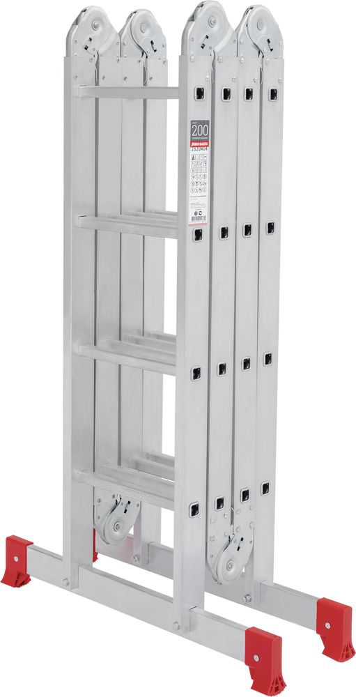 Алюминиевая четырехсекционная лестница-трансформер 340 мм NV2320 НОВАЯ ВЫСОТА 4Х4 арт.2320404 от магазина ЛесКонПром.ру