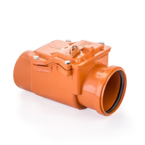 Обратный клапан канализационный наружный Lammin 110 мм