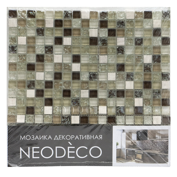 Мозаика NEODECO BL8111 комбинированная 30х30х0,8 см от магазина ЛесКонПром.ру