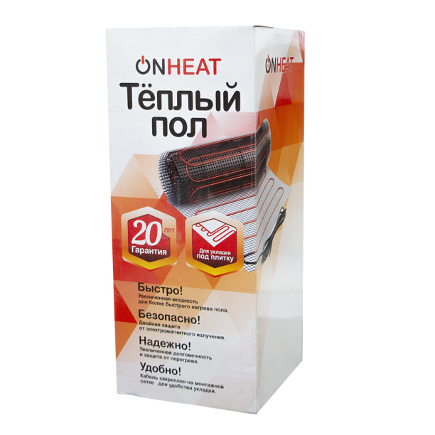 Мат нагревательный ONHEAT 1,5 м2 240 Вт от магазина ЛесКонПром.ру
