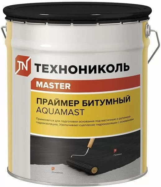 Праймер битумный AquaMast 18 л от магазина ЛесКонПром.ру