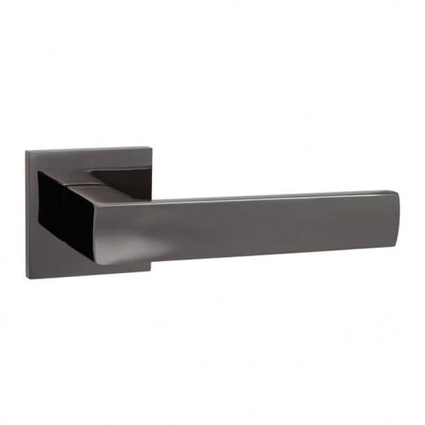 Комплект для межкомнатной двери без фиксации NEODECO Mandarine EN черный никель от магазина ЛесКонПром.ру