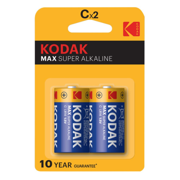 Батарейка KODAK MAX LR14(C) 2 шт от магазина ЛесКонПром.ру