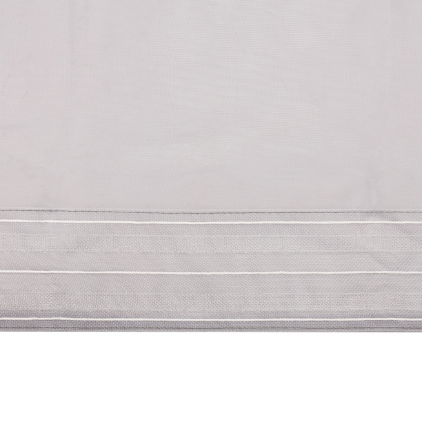 Штора-тюль Лен с вышивкой 300х280 см белая от магазина ЛесКонПром.ру
