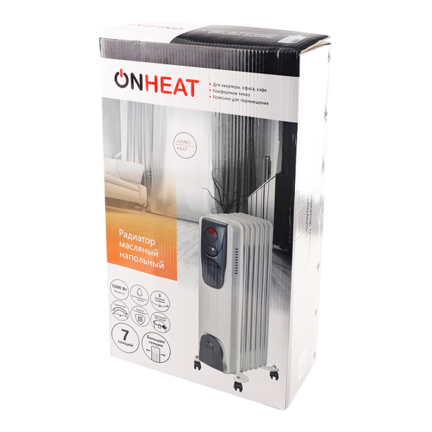 Радиатор 7 секций ONHEAT JumboHeat 1,5 кВт от магазина ЛесКонПром.ру