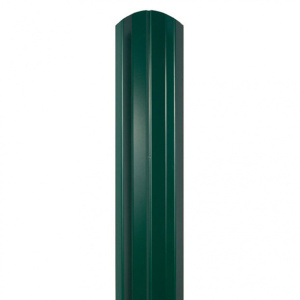 Штакетник ЭКО М-образный фигурный 76 мм 1,5 м ПЭ RAL 6005 зеленый