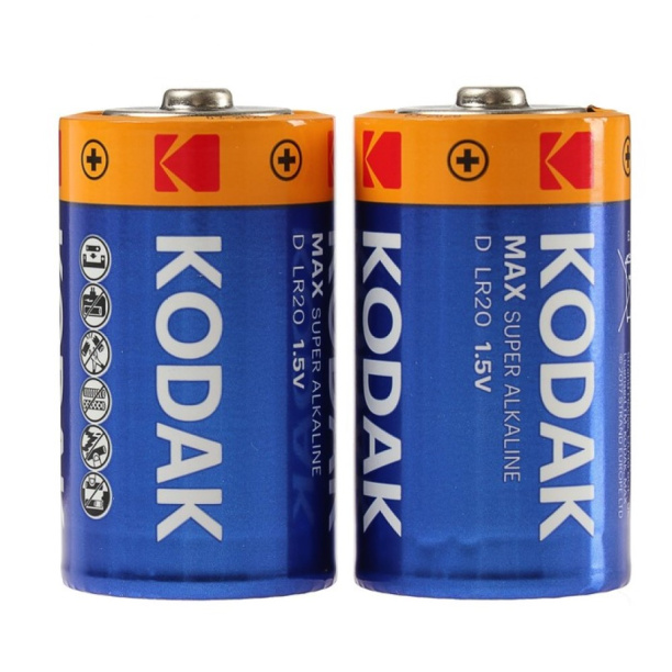 Батарейка MAX KODAK LR20(D) 2 шт от магазина ЛесКонПром.ру