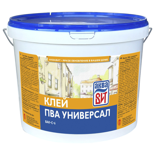 Клей ПВА АкваВИТ Универсал 5 кг от магазина ЛесКонПром.ру