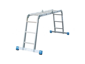 Универсальная алюминиевая шарнирная лестница-трансформер STABILO 4Х3 KRAUSE арт.123510