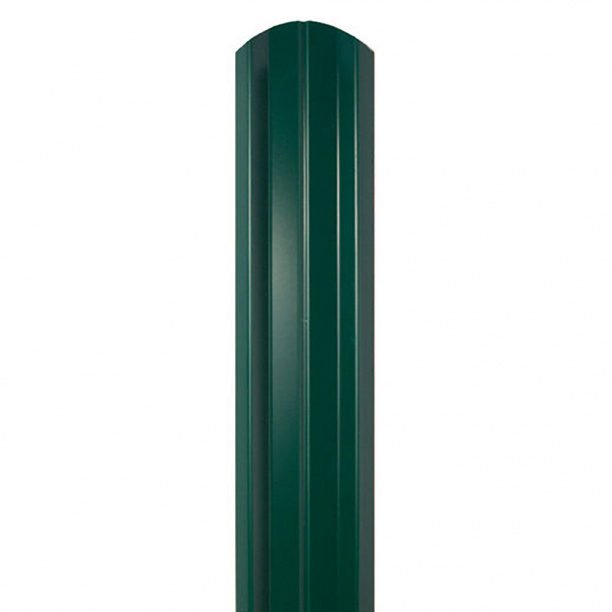 Штакетник ЭКО М-образный фигурный 76 мм 1,8 м ПЭ RAL 6005 зеленый от магазина ЛесКонПром.ру
