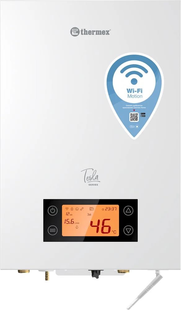 Электрический котел Thermex Tesla 6-12 Wi-Fi 12 кВт от магазина ЛесКонПром.ру