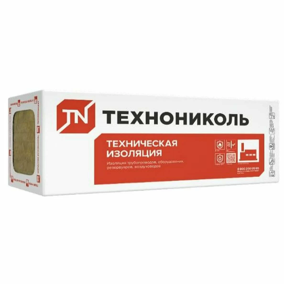 Плита минераловатная ТЕХНО Т 150 ФА 1200х600х50 мм 192 шт от магазина ЛесКонПром.ру
