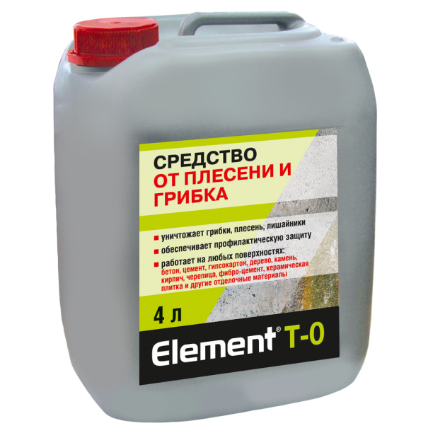 Средство от плесени Element Т-0 4 л от магазина ЛесКонПром.ру